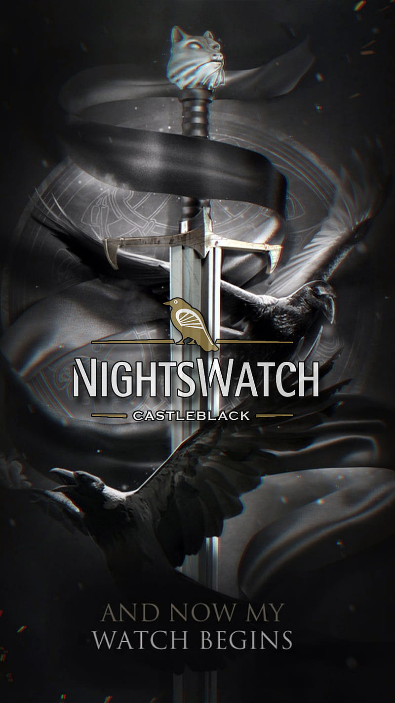 night watch game of thrones symbol