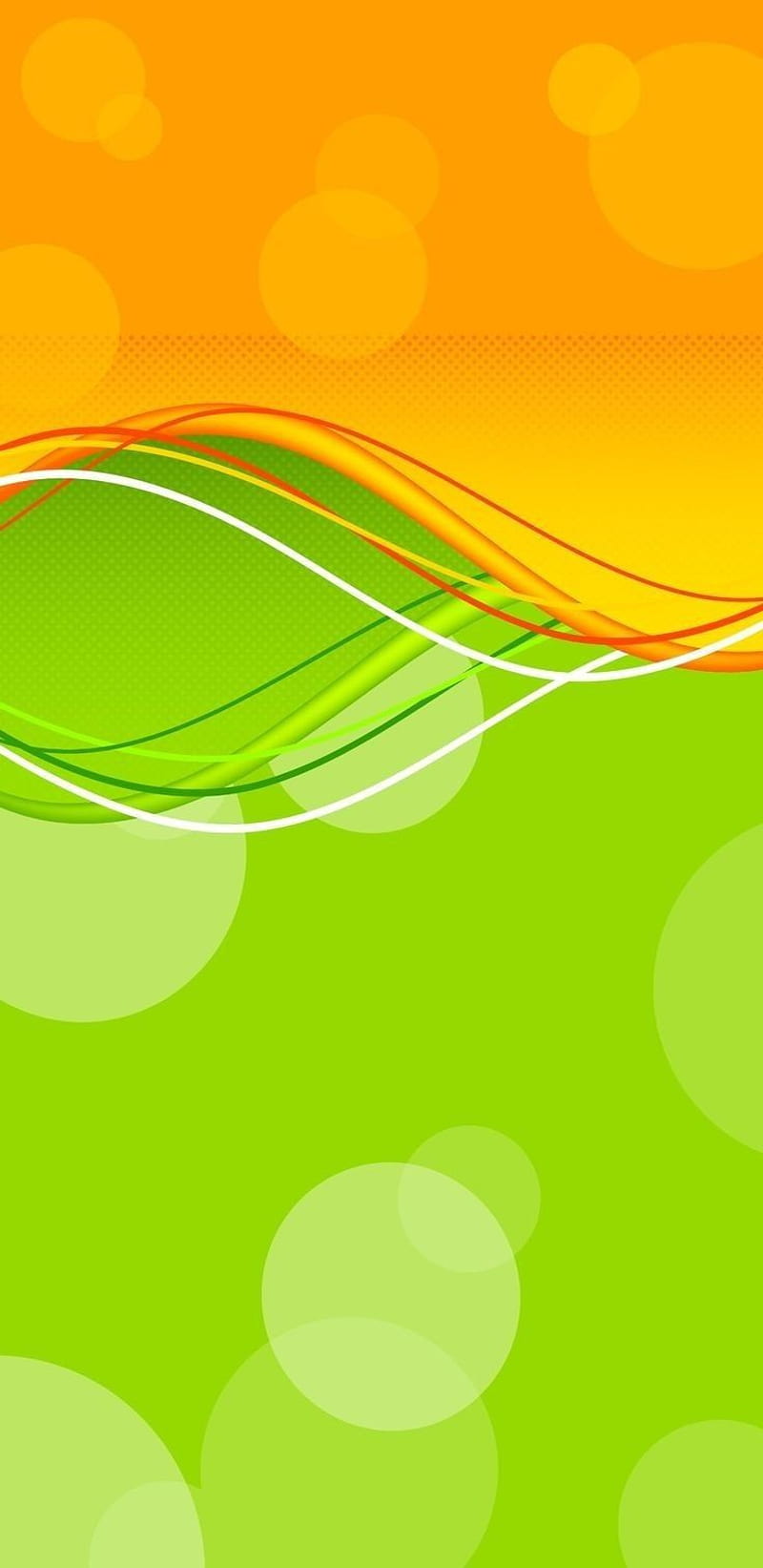 Orange Green , green, orange, HD phone wallpaper