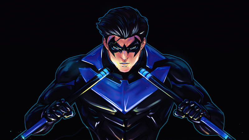 Nightwing Gotham Knights, nightwing, superheroes, artist, artwork, digital-art, artstation, HD wallpaper