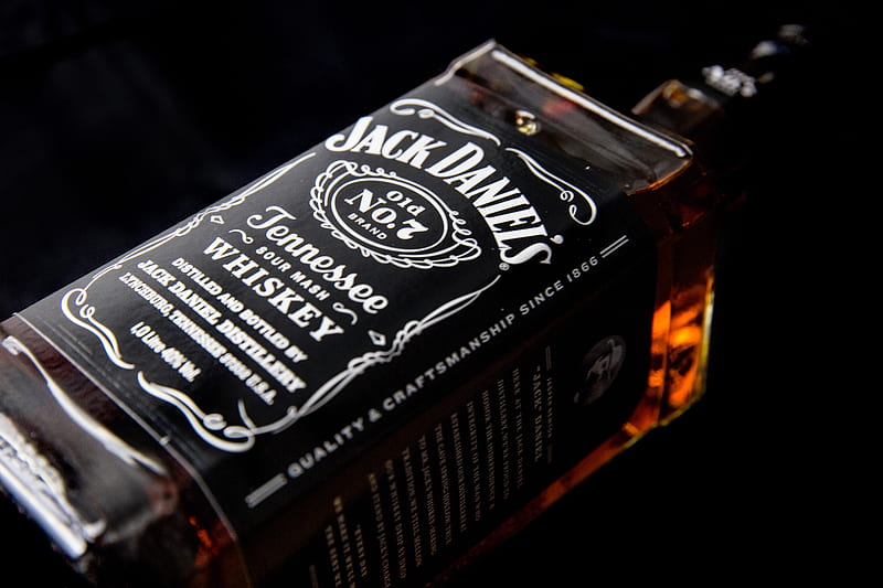 Jack Daniels Whiskey Bottle, jack-daniels, whiskey, bottle, HD wallpaper