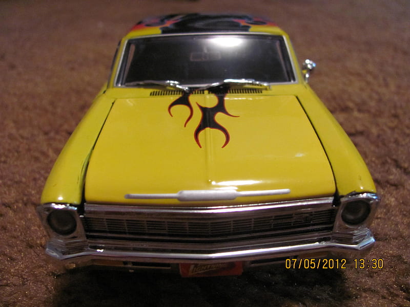 1966 Chevy Nova Diecast, diecast, chevy nova, 1966 chevy nova, nova, HD wallpaper