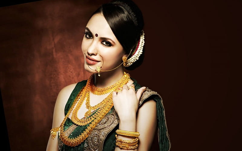 Traditional Indian Beauty, culture, Beauty, women, indian, HD wallpaper