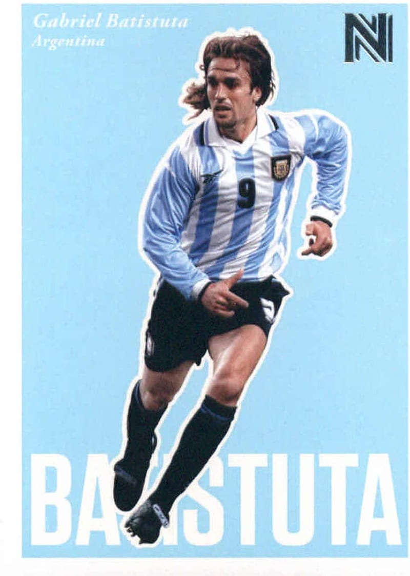 Panini Nobility Gabriel Batistuta Argentina SP Soccer Card : Collectibles & Fine Art, HD phone wallpaper