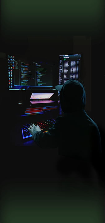 Hacker Wallpaper 4K, Hoodie, Laptop, Anonymous