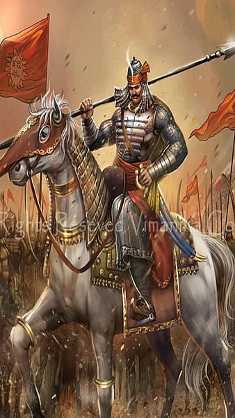 Kshatriya, king, lion, maharana pratap, warrior, HD phone wallpaper