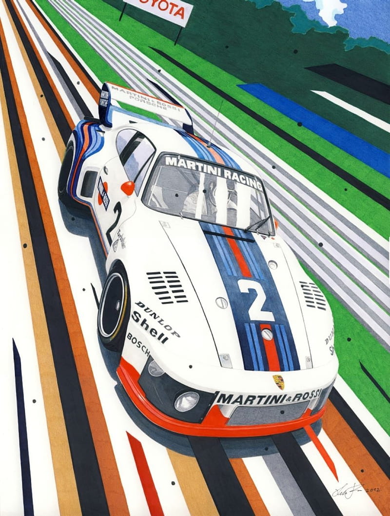M R Porsche 1, classic, martini racing, HD phone wallpaper