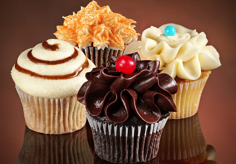 ***Cupcakes ***, cupcakes, food, sweet, dessert, HD wallpaper