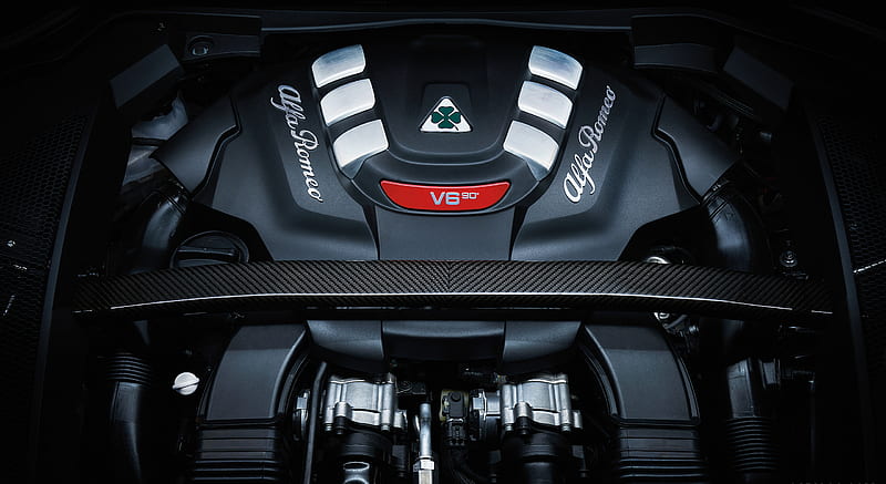 2018 Alfa Romeo Stelvio Quadrifoglio - Engine , car, HD wallpaper