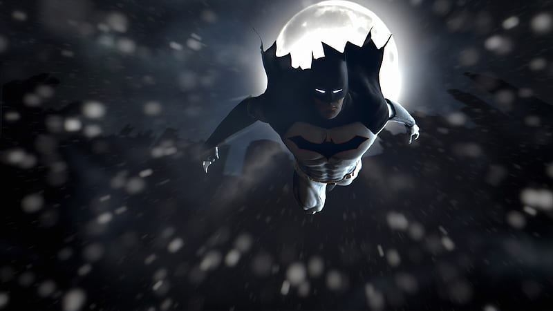 Batman Moon Knight, batman, superheroes, digital-art, artwork, artstation, HD wallpaper