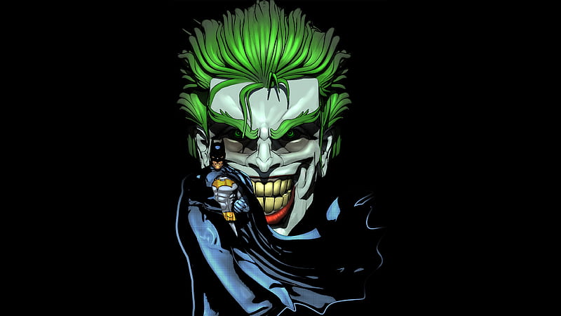 Joker and Batman DC Comic, HD wallpaper