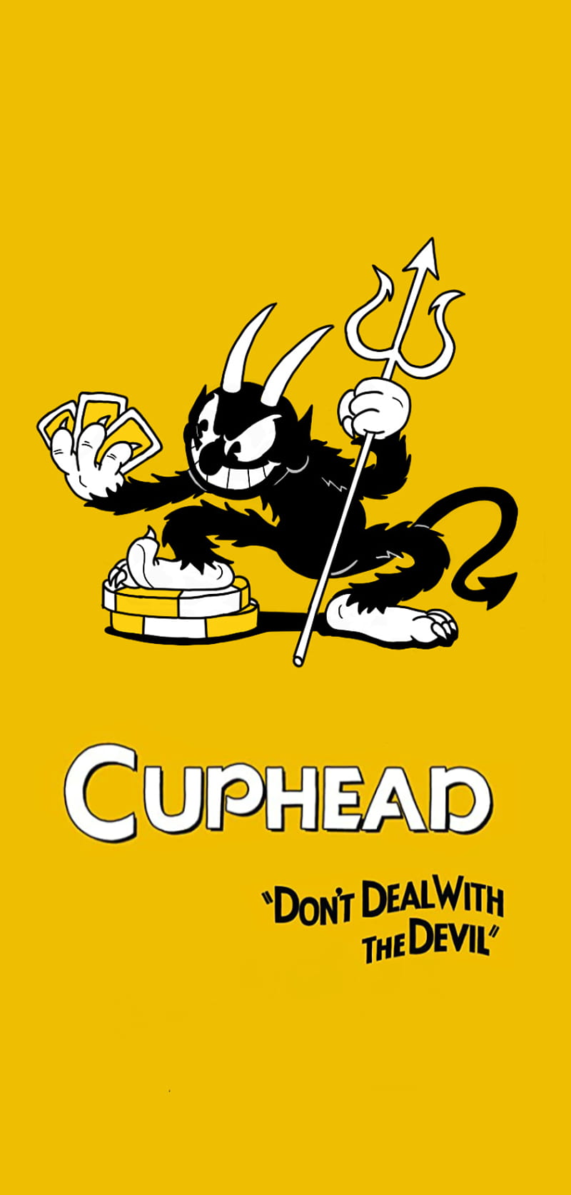 Cuphead devil, animation, HD phone wallpaper