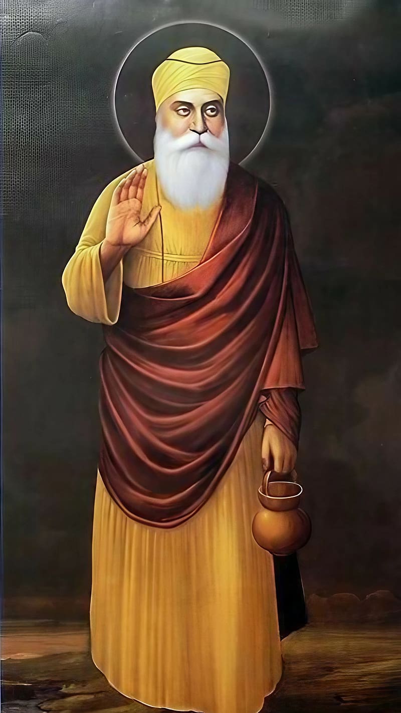 Guru Nanak Dev Ji Ka, god guru nanak, lord, god, bhakti, devtional, HD phone wallpaper