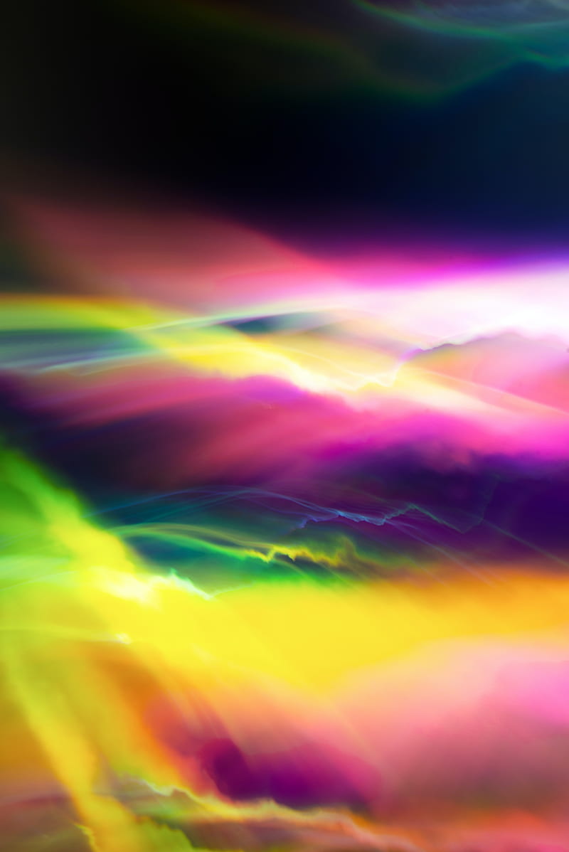 gradient, abstraction, colorful, distortion, rays, HD phone wallpaper