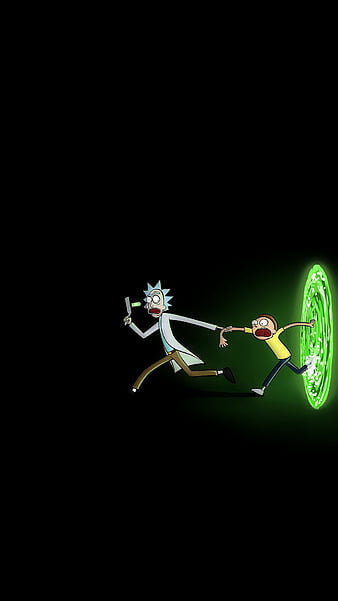 Rick and Morty X Portal Wallpaper I made : r/Portal