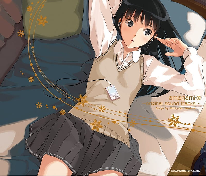 Amagami Cute Girl Anime Listening Black Hair Hd Wallpaper Peakpx 0324
