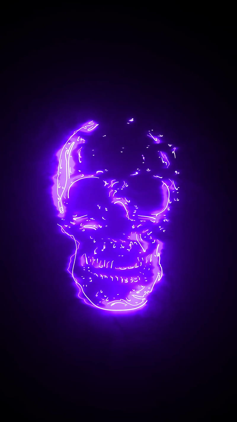 Skullove V10 W, colourful, light, neon, HD phone wallpaper