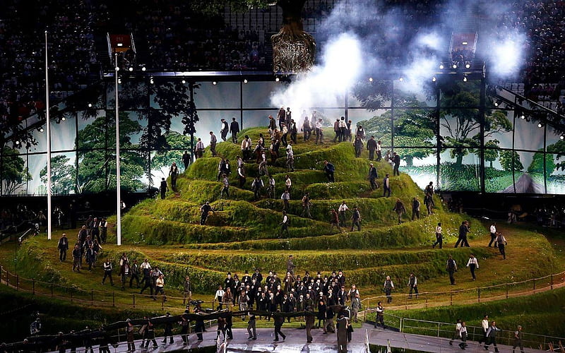 The Hills Are Alive-London 2012 Olympics opening ceremony, HD wallpaper