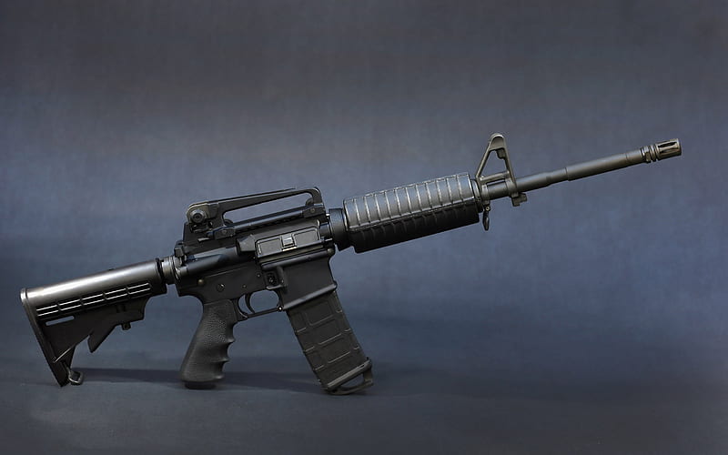 Colt M16, rifle, M16, USA, assault rifle, HD wallpaper