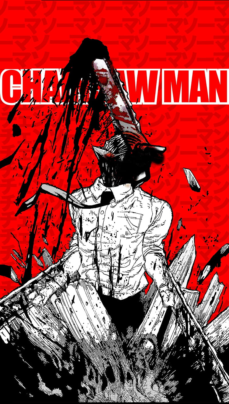 Chainsawman , chainsaw, chainsaw demon, demon, denji, HD phone wallpaper
