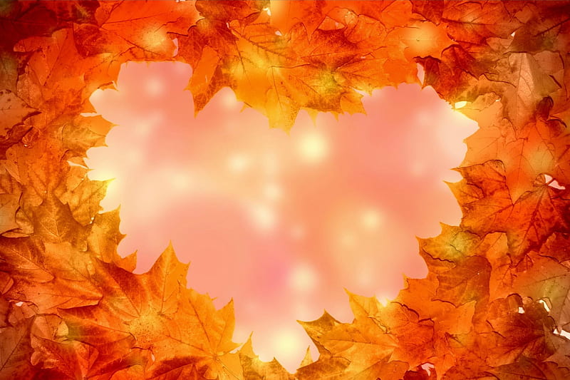 Autumn Heart, Fall, leaves, Autumn, heart, HD wallpaper | Peakpx