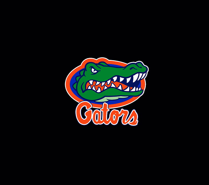 Gator Logo on Black, florida, florida gators, gators, HD wallpaper