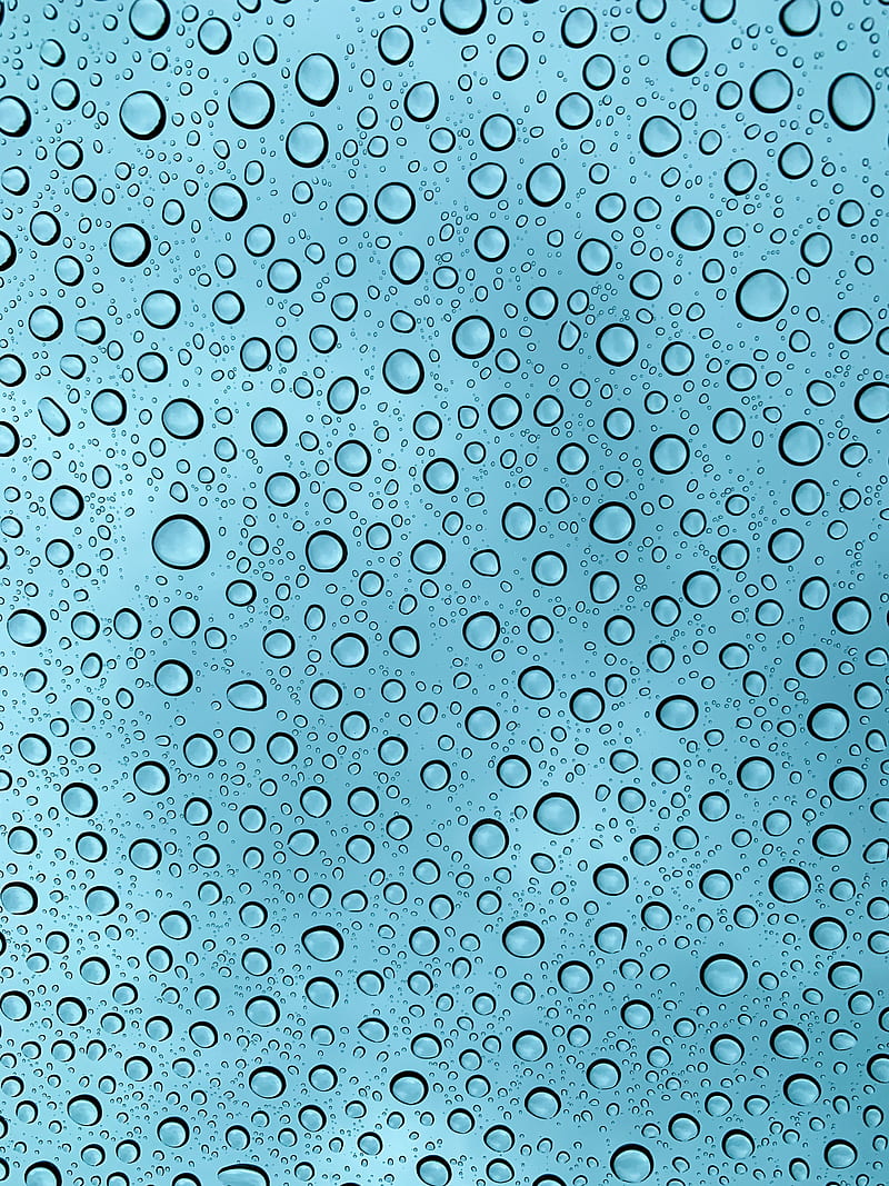 drops, water, glass, pattern, HD phone wallpaper