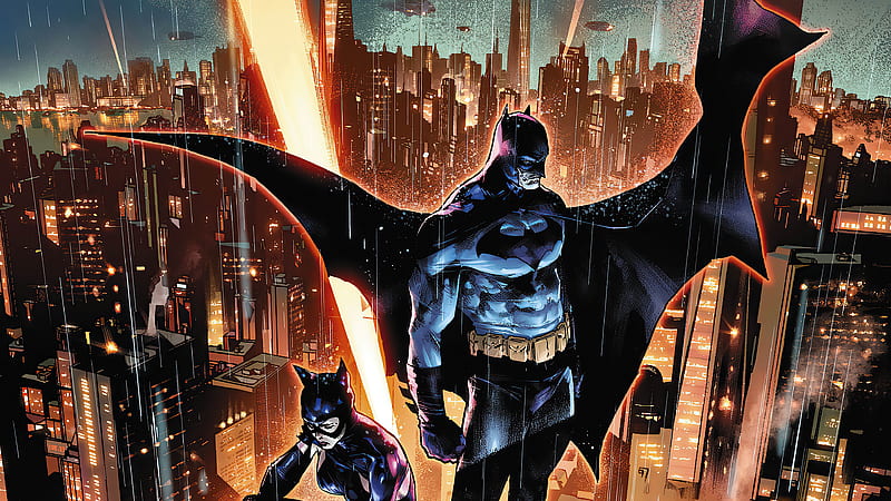 Heroes Responsibility, batman, catwoman, superheroes, artist, artwork, digital-art, HD wallpaper
