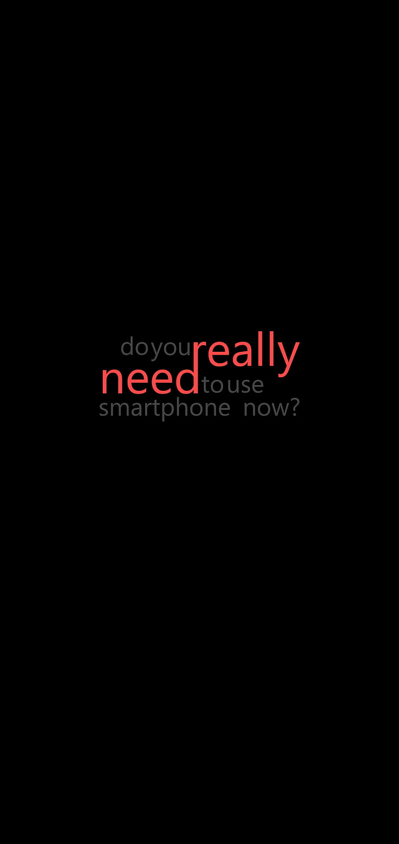 Do you really need, black, development, minimal, motivation, quote, red, smartphone, HD phone wallpaper