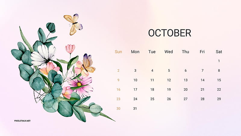 October 2022 calendar Wallpapers  Top Free October 2022 calendar  Backgrounds  WallpaperAccess