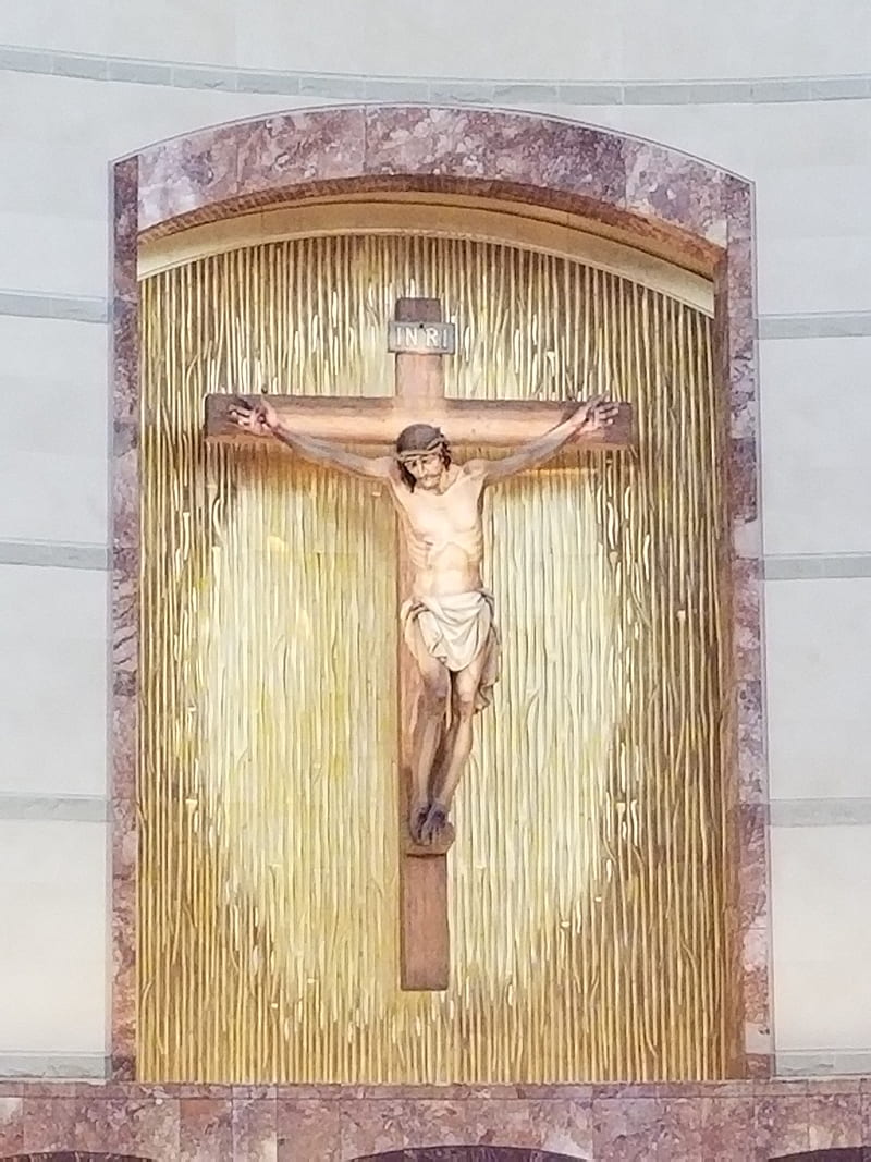 Catholic crucifix, church, HD phone wallpaper