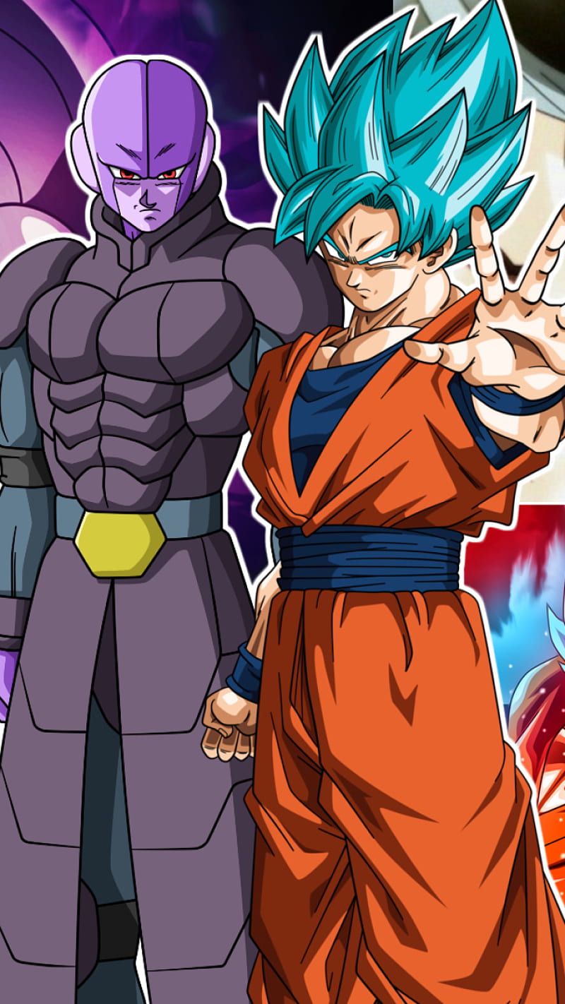 Goku and Hit, dragon ball super, universe 6, universe 7, HD phone wallpaper