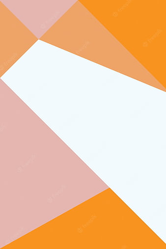 Blue Orange Geometric Background