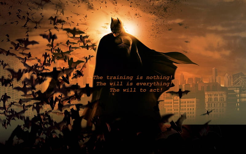 Batman_Will_to_act, Batman, Will to act, Ghul, Will, Motivation, HD wallpaper