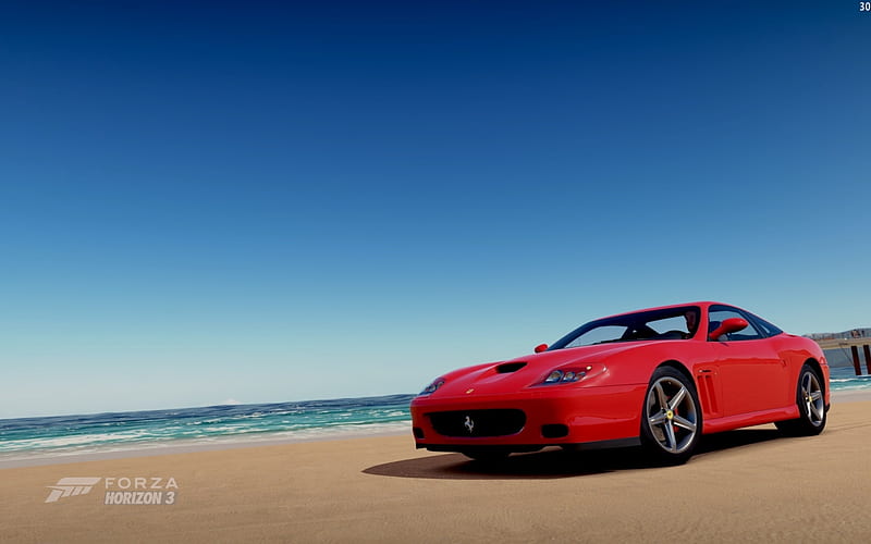 Wallpaper road, Ferrari, Forza Horizon 3 for mobile and desktop