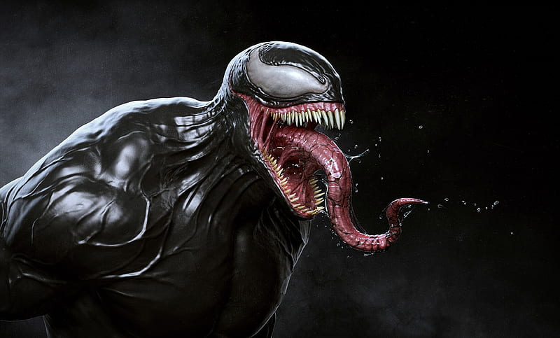 venom Art, venom, superheroes, digital-art, artwork, HD wallpaper