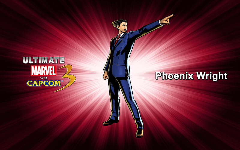 Phoenix wright-Ultimate Marvel vs Capcom 3 Game, HD wallpaper
