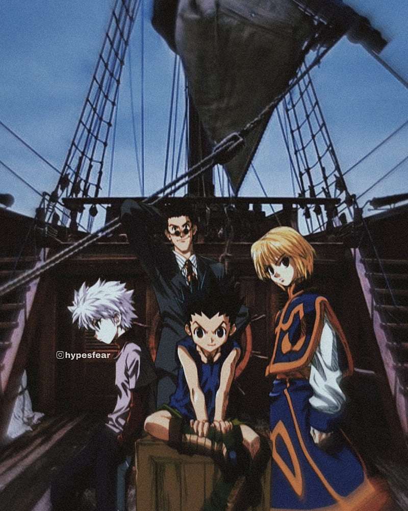 Kurapika,Leorio,Killua & Gon