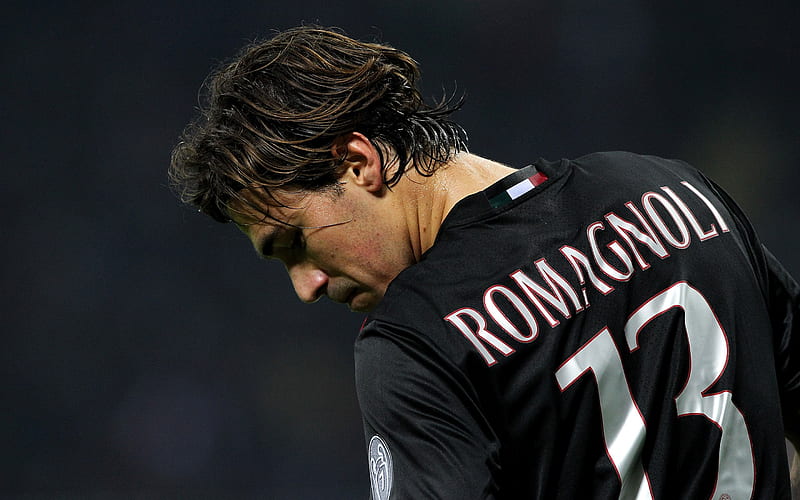 Alessio Romagnoli, Milan, footballers, defender, Serie A, soccer, AC Milan, HD wallpaper