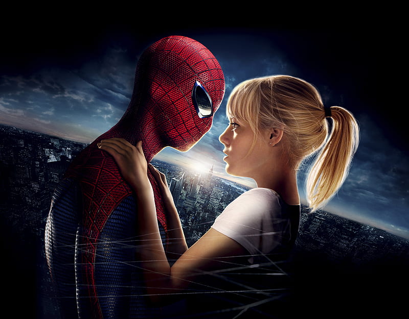 Mary Jane Watson And Spiderman, mary-jane, spiderman, superheroes, kirsten-dunst, HD wallpaper