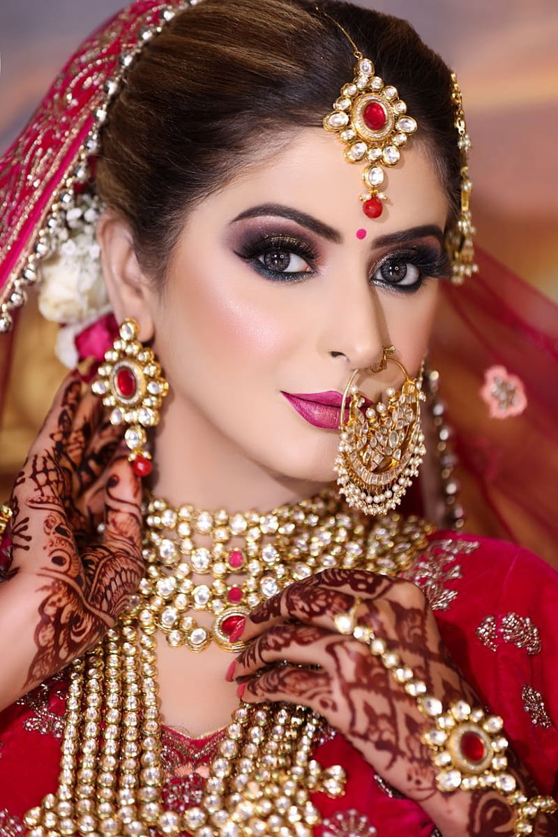 Rayna Jewelry Boutique on Inspiration. Bridal makeup, Indian bridal makeup,  Bridal makeup looks, HD phone wallpaper | Peakpx