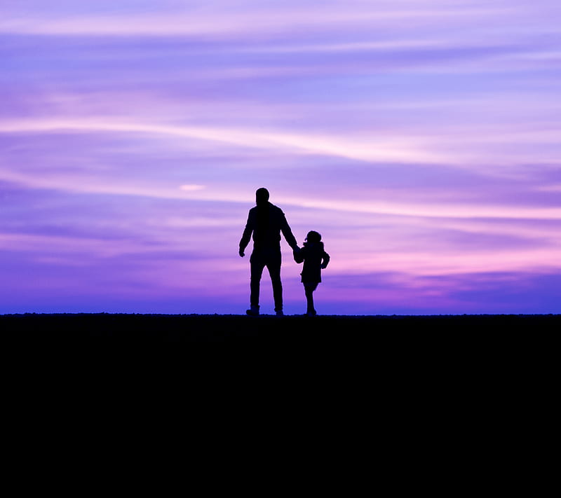 Papá e hija, papá, hija, amor, caminar, Fondo de pantalla HD | Peakpx