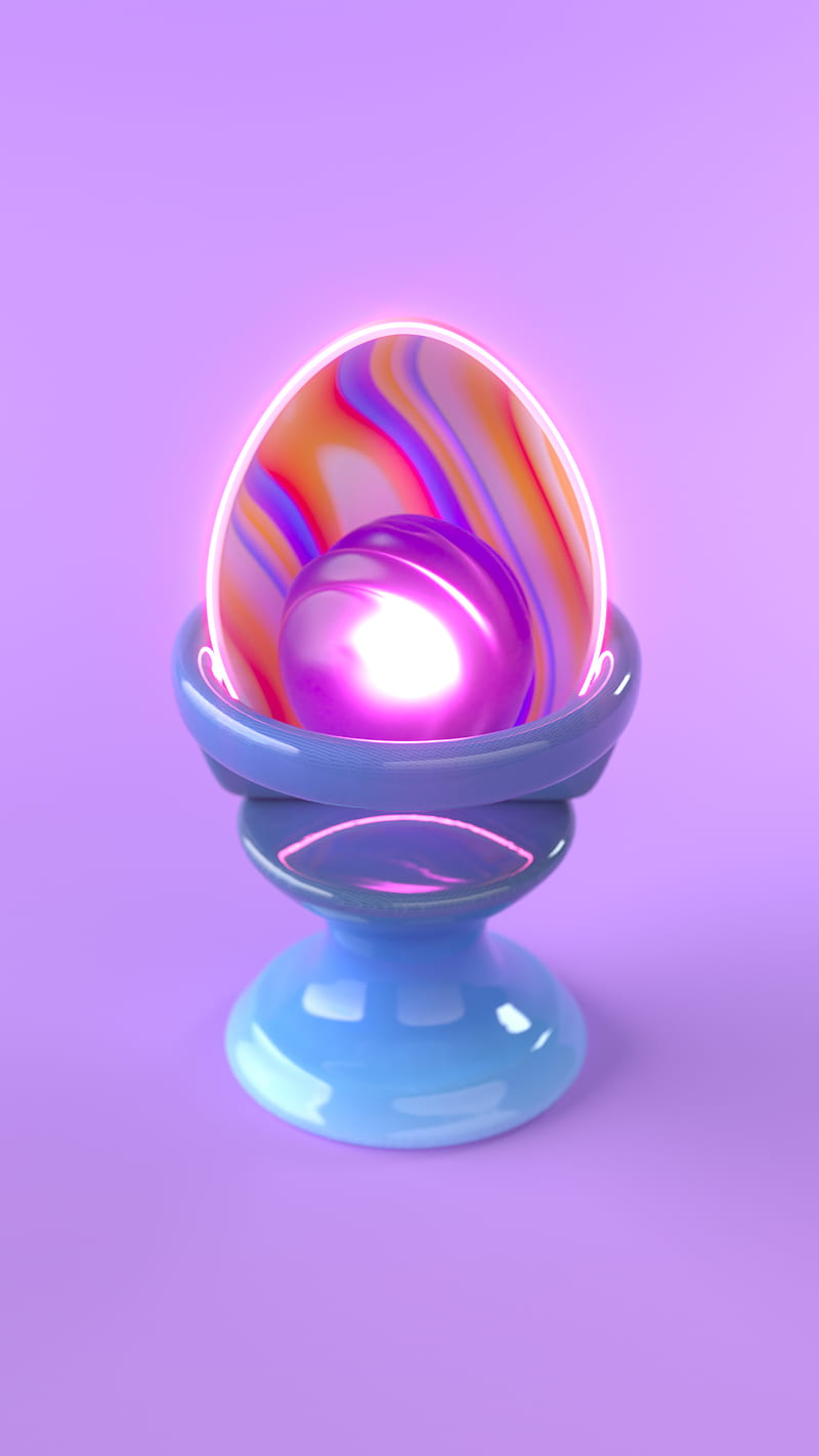 Egg Cup 3, 3d, Perry, abstract, artart, black, bright, cgi, colorful, colourful, cute, eggcup, heart, isometric, love, plastic, random, red, render, romance, yellow, HD phone wallpaper