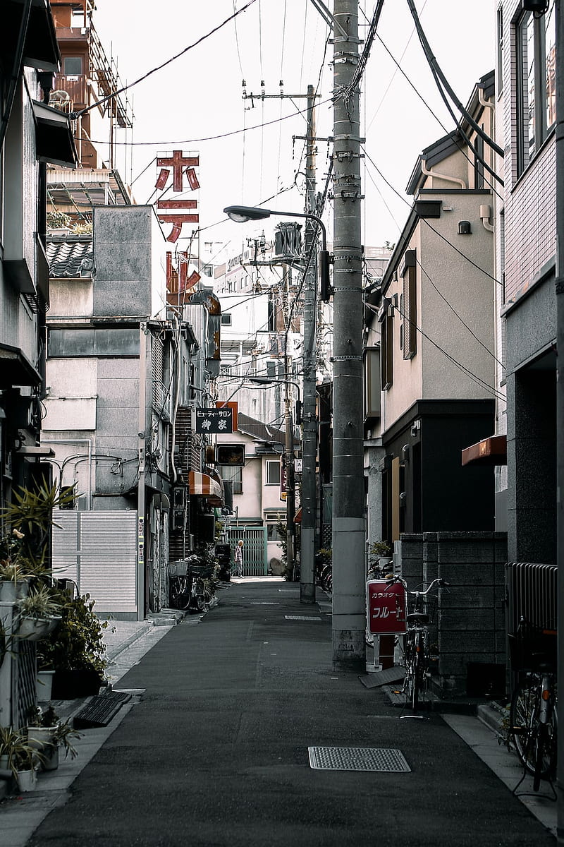 Japanese Street, Japan Suburbs, HD phone wallpaper