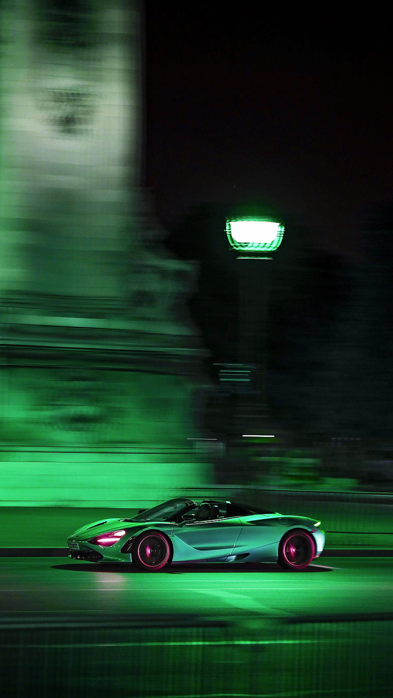 Green Mclaren Car on Street · Free Stock Photo