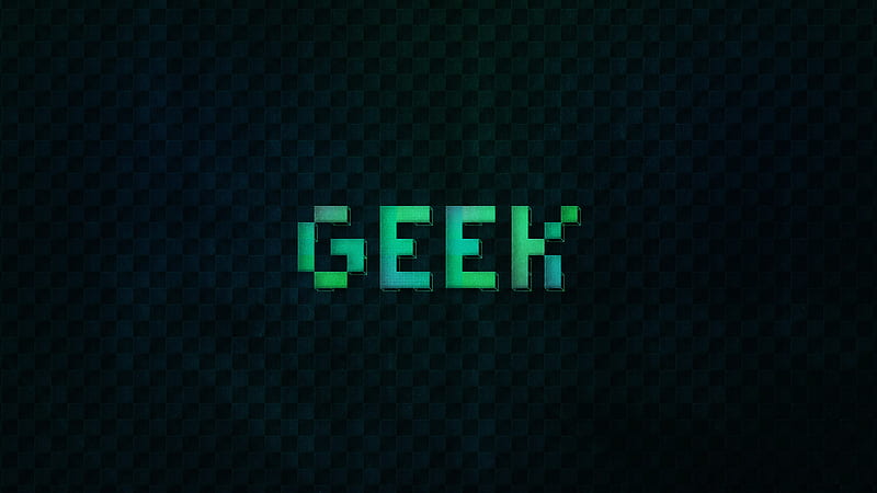 Geek, geek, typography, HD wallpaper