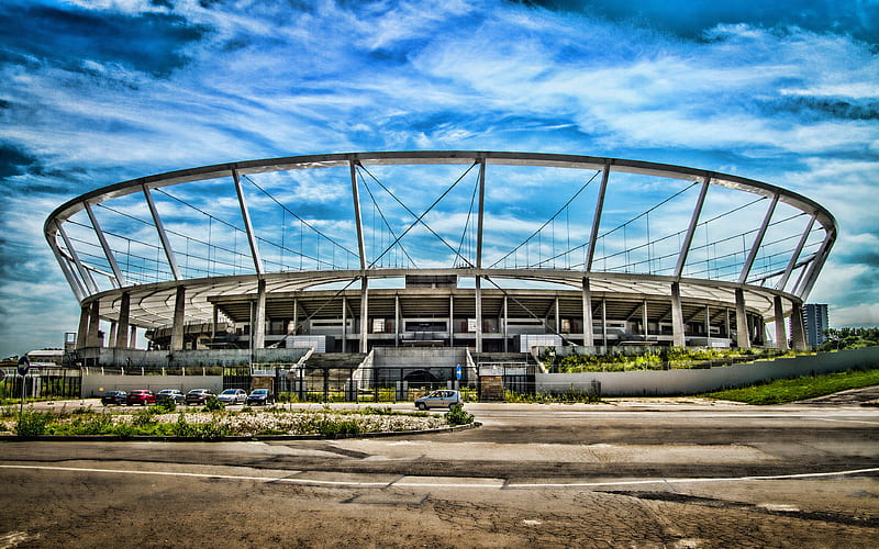 Silesian Stadium panorama, R, Stadion Slaski, polish stadiums, football stadion, Chorzow, Poland, HD wallpaper