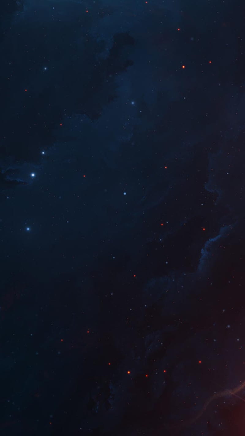 Dark space, black, dark, galaxy space, stars, universe, HD phone wallpaper