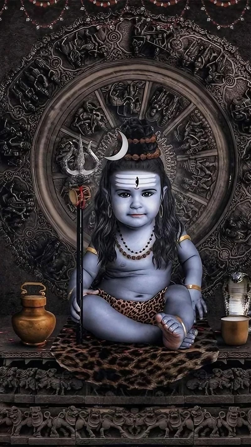Bholenath Ji, Mahadev Childhood, lord shiva, god, HD phone ...
