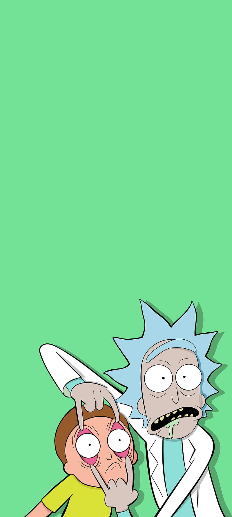 Rick y Morty, serie, animada, HD phone wallpaper