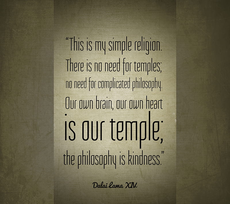 Kindness Philosophy, dalai, kindness, philosophy, quote, religion, temple, HD wallpaper